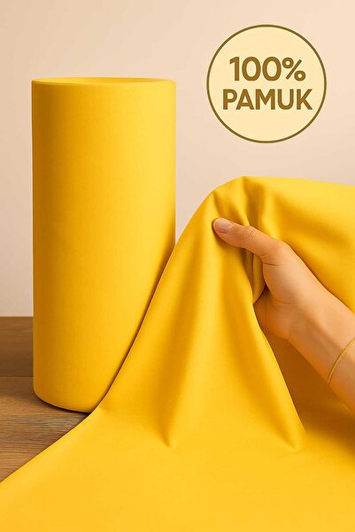 Loova 30 метрів тканини Akfil постільна білизна простирадло бавовняна жовта