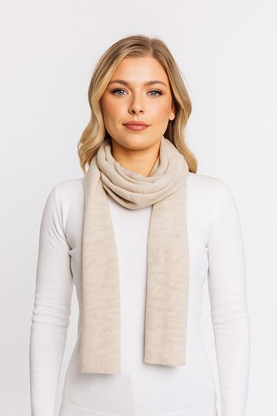 Sebir Moda Single Color Classic Scarf Set