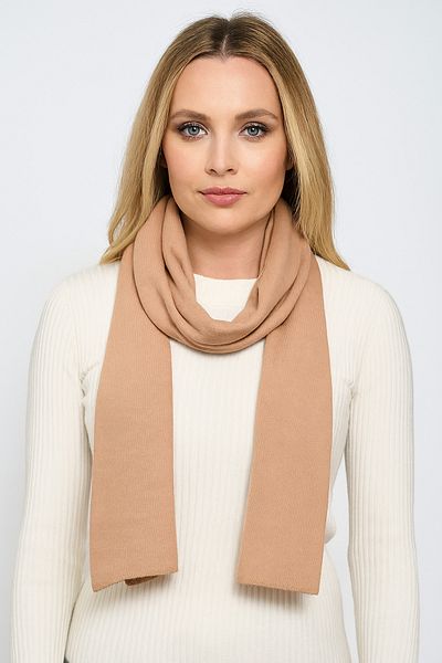 Sebir Moda Single Color Classic Scarf Set