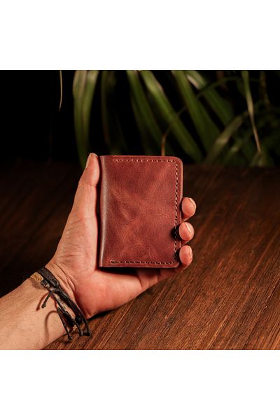 Derimoda Genuine Leather Classic Men's Wallet – Stylish Design with Card Holder and Cash Compartment