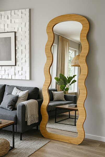 arykanda Myra Boy Aynası - Ahşap Ayna - Asimetrik Ayna