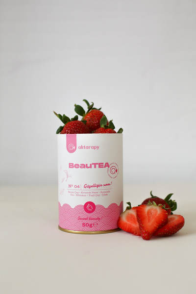 aktarapy BeauTEA Bitki Çayı Güzelliğin Sırrı - Beyaz Çay, Kıvırcık Nane ve Hibiskus İçeren Güzellik Çayı 50g