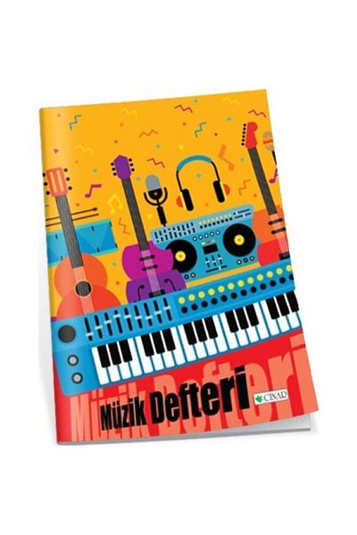 ÇINAR DEFTER Çınar 22000 Large Music Notebook - 20 Sheets Cardboard Cover