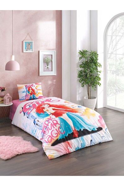 Kristal By Taç Crystal Ranforce Single Duvet Cover Set Girl's Duvet Cover