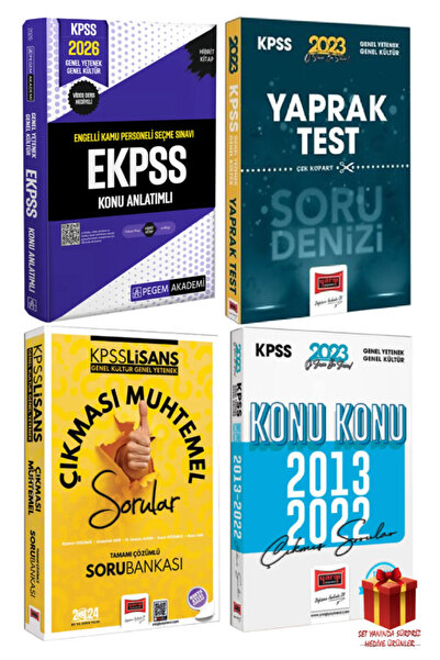 Pegem Akademi Yayıncılık 2026 Pegem Ekpss Konu Anlatımlı Yargı Gygk Yaprak Te...