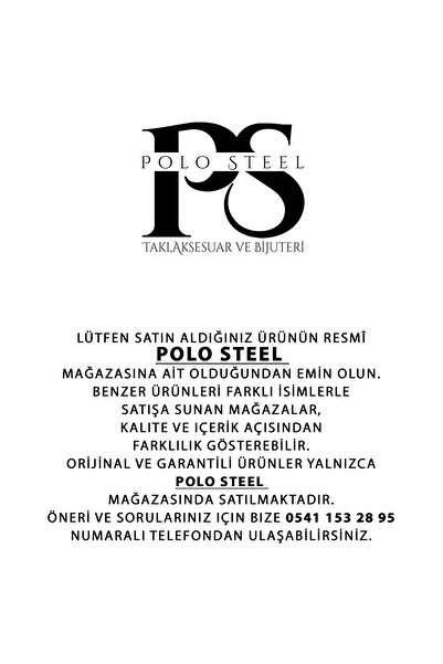 stainless steell Reşat 5’li Demo Altın Kaplama