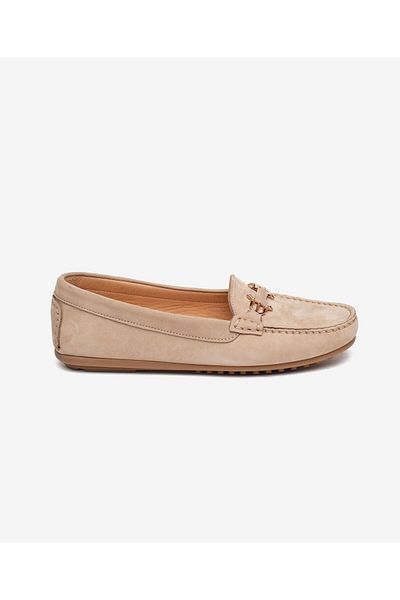 Greyder Γυναικεία παπούτσια Loafer από γνήσιο δέρμα Mink Nubuck 5y2wa57725