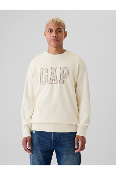 GAP ErkekGap Logo Relaxed Intarsia Kazak