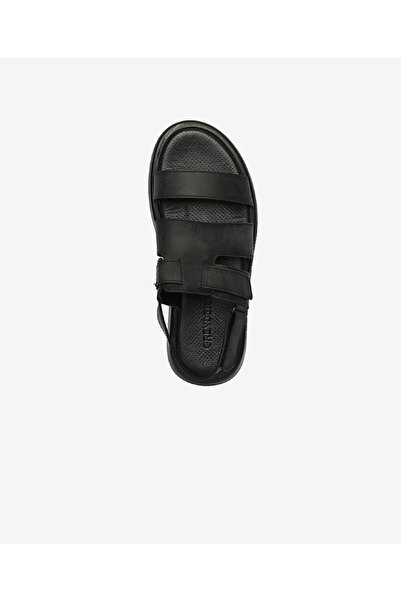 Greyder Erkek Siyah Hakiki Deri Sandalet 4Y1CS62637