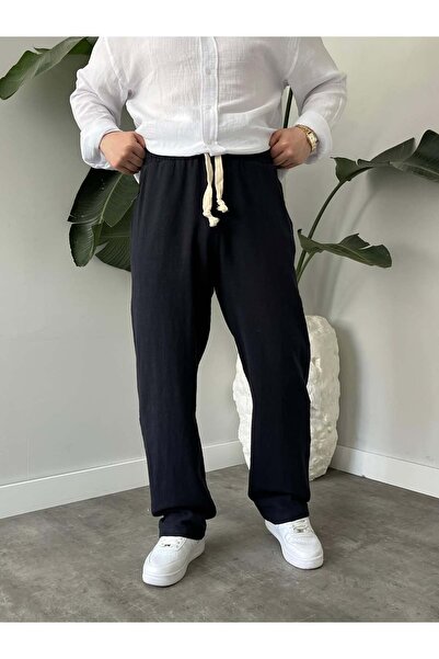 Cordi Wear Erkek Baggy Keten Pantalon