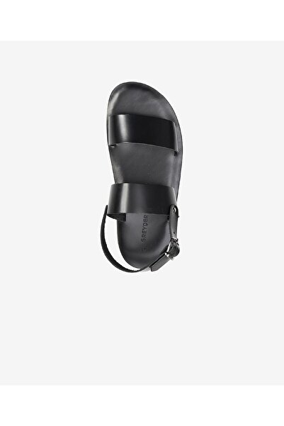 Greyder Erkek Siyah Hakiki Deri Sandalet 3Y1CS62622