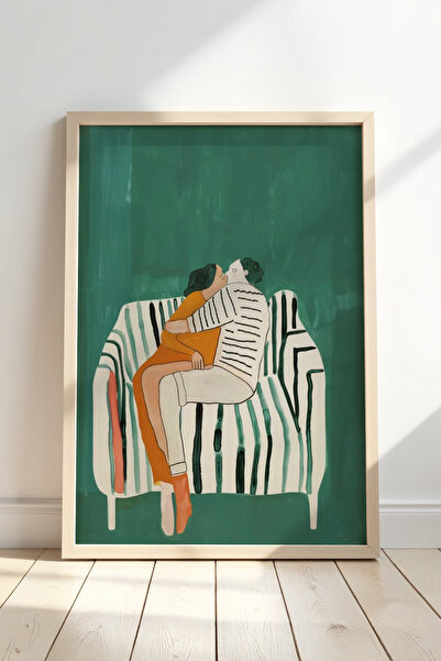 HİGUERA Πορτοκαλί Λεπτομερής Ζευγάρι Κισσού Αγάπης με θέμα το Φυσικό Ξύλινο Π...