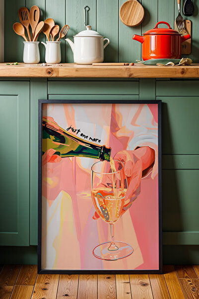HİGUERA Just One More Champagne Service BAR Ζωγραφική τοίχου κουζίνας με φυσι...