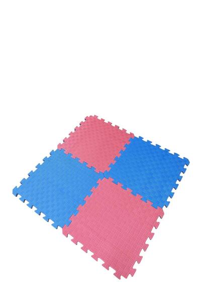 AFFECTİONE Tatami Minderi 20mm 50x50 Çift Yönlü Kullanım Mavi-kırmızı