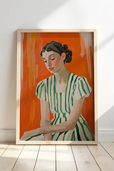 HİGUERA Μοντέρνα και κομψή διακόσμηση τοίχου με εξαιρετικό πορτρέτο ζωγραφική...