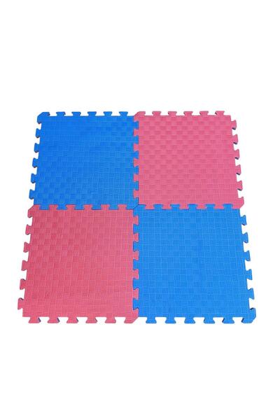 AFFECTİONE Tatami Minderi 20mm 50x50 Çift Yönlü Kullanım Mavi-kırmızı