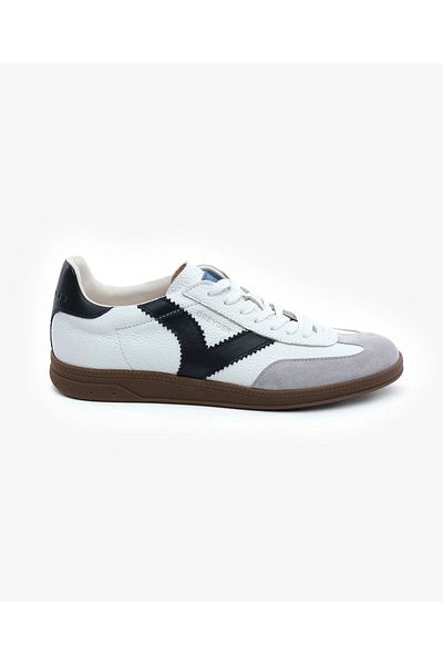 Greyder Ανδρικά Παπούτσια Sneaker από Γνήσιο Δερμάτινο Λευκό Μαύρο 5y1sa18270