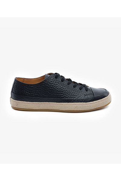 Greyder Men's Black Genuine Leather Sneaker Shoes 5Y1Sa18483