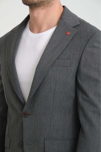 FASHİON FİRST Men's Suit Slim Fit Lycra