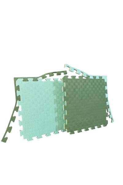 AFFECTİONE Tatami Minderi 20mm 50x50 Çift Yönlü Kullanım Haki-buz Mavisi