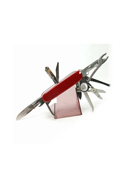 Hegi 30 Fonksiyonlu Krom Paslanmaz İsviçre Çakısı (AISI 316) | Çok Amaçlı | K...