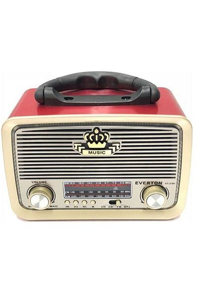 Janva Rt-301 Nostalgic Music Box - With Radio and Bluetooth