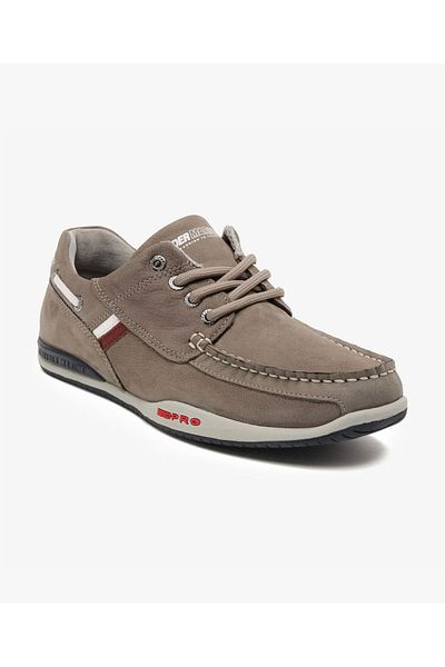 Greyder Men's Gray Genuine Leather Marine Shoes 5Y1Ma00106
