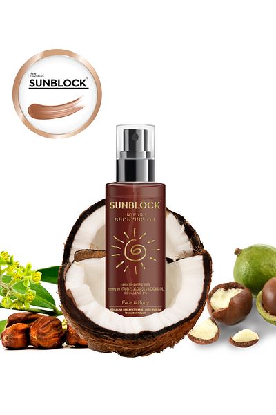 New Essentials 100 ml SunBlock - Moisturizing and Bronzing Oil