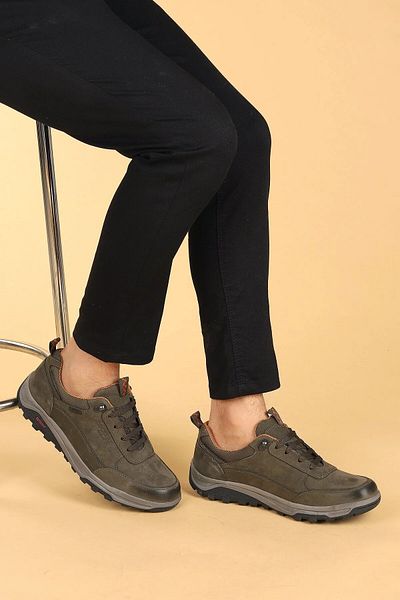 Dockers By Gerli 100549829 Асфалтови мъжки обувки - хаки зелено