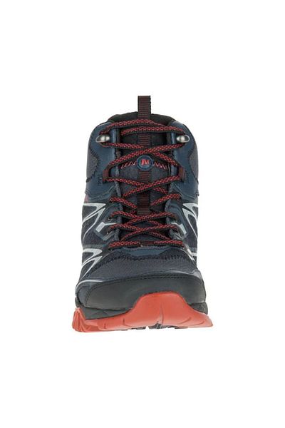Merrell Merrel J35719 - Men's Outdoor Boots Capra Bolt Mid Gore-tex, Black Orange