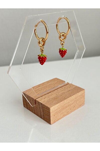 mibrillo Charm küpe . Yaz küpe . Trend küpe . Çilek küpe