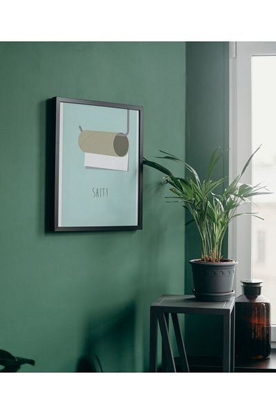 Arthopia Vintage Pinterest ρολό χαρτιού υγείας με κορνίζα αφίσας υψηλής ποιότητας σχεδίου