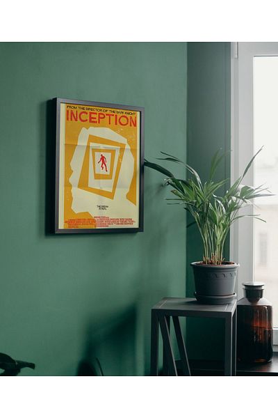 Arthopia Αφίσα ταινίας Inception Αφίσα Pinterest με κορνίζα Υψηλής ποιότητας διακοσμητικό σχέδιο ζωγραφικής