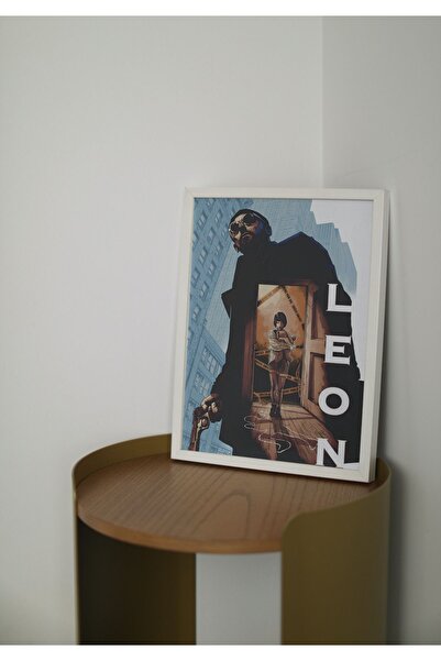 Arthopia Poster de film Leon, înrămat, cadou, decorație, pictură de design