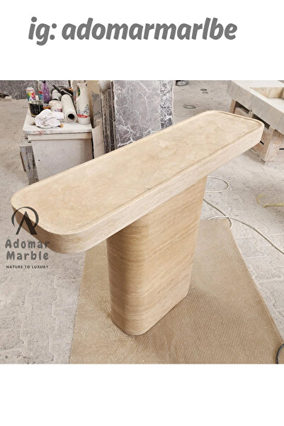 adomarmarblehandmadeandluxury ADOMAR Traverten Dresuar,Özel Ölçü, %100 Doğal ...