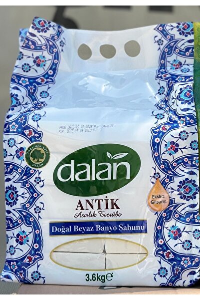 Dalan Antik Doğal Beyaz Sabun 3.6 Kg 20 adet