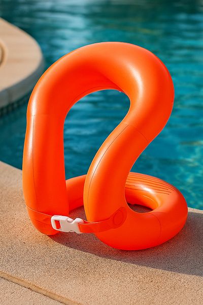 Boldy Inflatable Life Jacket - Swimming Life Vest - Swim Vest - Sea Vest Inflatable Life Jacket 41 cm