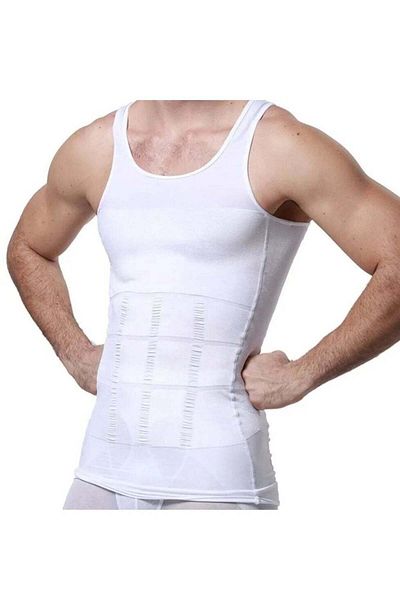 Generic Sweatshirts Vest Corset Underwear Body Shaper Slimming Men Sports Vest Underwear Slim Wa