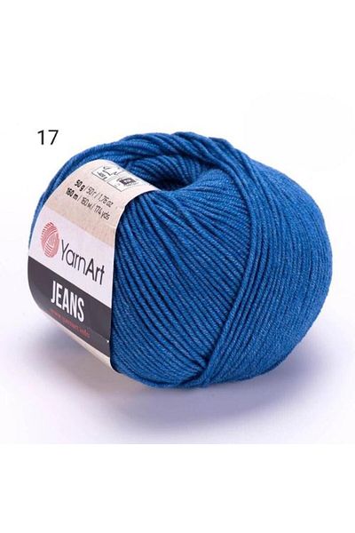 Yarnart YarnArt Jeans thread, color number 17, 1 spool