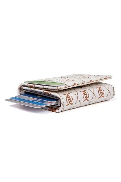 Newish Polo Women's Mechanized Card Holder and Wallet - White