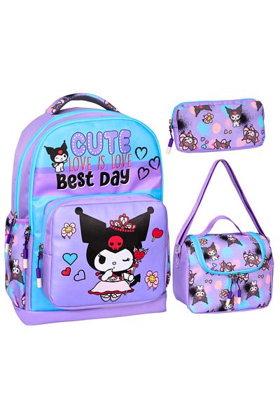 great bags Rucsac ortopedic pentru fete, rezistent la apa, pentru scoala primara, ghiozdan de lux cu suport pentru creion