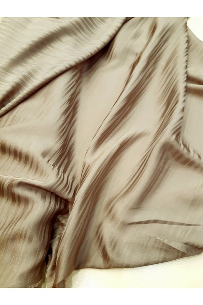 Safir Kumaş Kendinden Desenli Jakarlı Yumuşacık Efil Efil İncecik Elbiselik K...