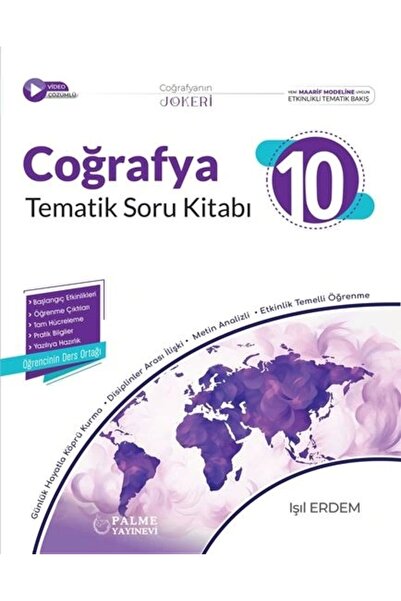Palme Yayınevi Palme Yayınları 10. Sınıf Coğrafya Tematik Soru Kitabı