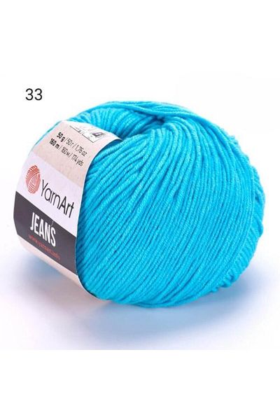 Yarnart YarnArt Jeans thread, color number 01, 1 spool