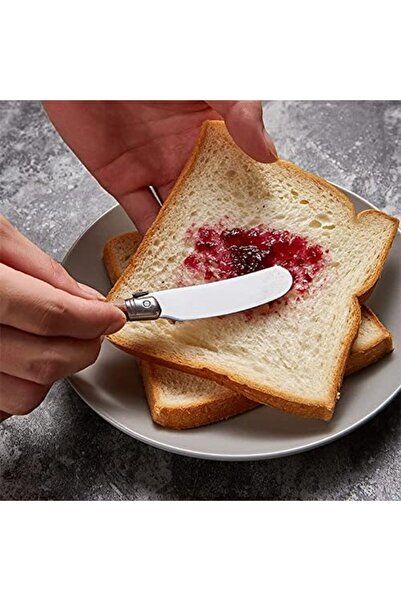 Generic ARFUKA Butter Knives Stainless Steel Butter Knife Spreader Wooden Handles Multipurpose Cheese Butter