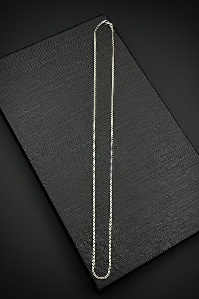 FRNCH 925 Ayar Gümüş İtalyan Model Gümüş Renk Erkek Kolye FRJ30915-1015-A