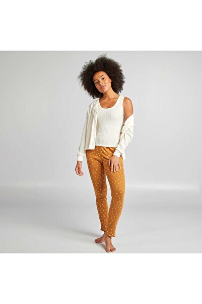 KIABI Pyjama vest top + cardigan set WHITE
