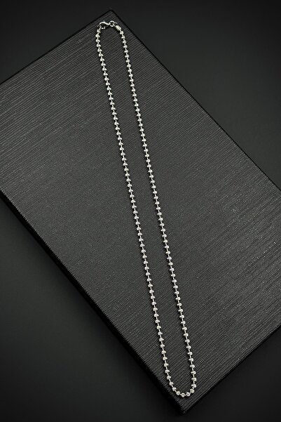 FRNCH 925 Ayar Gümüş İtalyan Model Gümüş Renk Erkek Kolye FRJ30921-1021-A