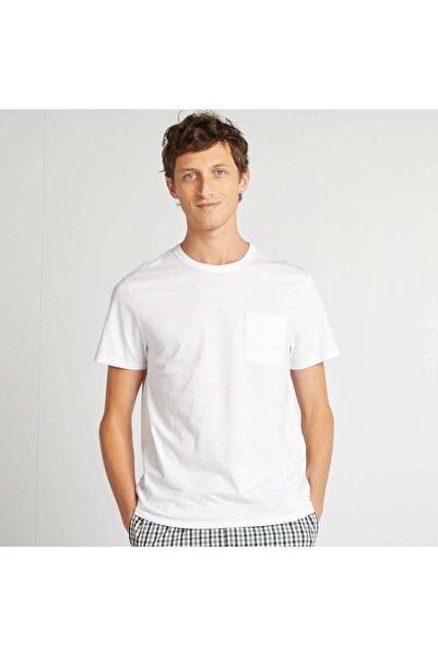 KIABI Short poplin pyjamas - 2-piece set WHITE