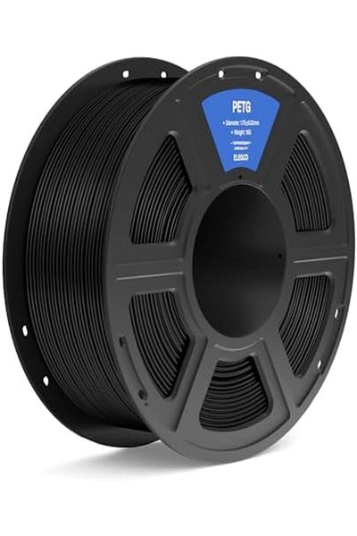 ELEGOO خيوط PETG مقاس 1.75 مم أسود 1 كجم